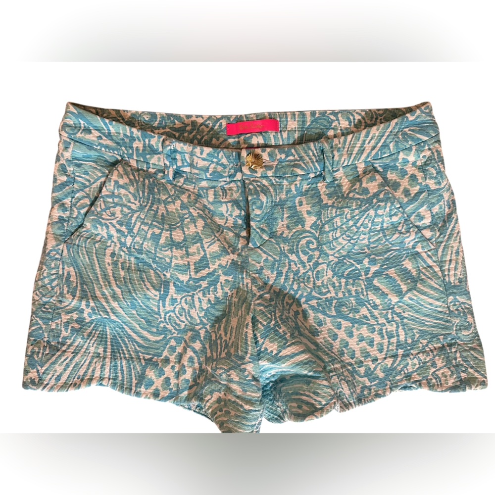 Lilly Pulitzer Light Blue Shorts - Size 12
